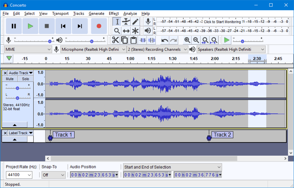 Audacity open-source poate inregistra si edita fisiere audio