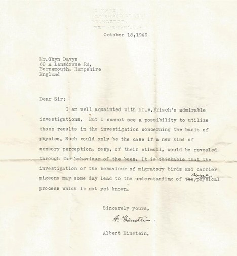Scrisoare semnata de Albert Einstein, validata de Universitatea Ebraica din Ierusalim, 