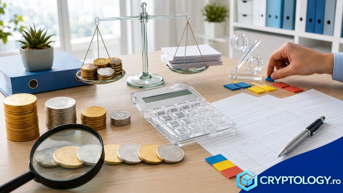 Impozitul pe câștigul din cripto. Cât plătești în 2026 și cum se calculează corect